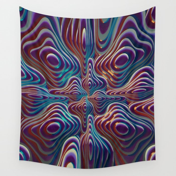 Topography Askew Wall Tapestry