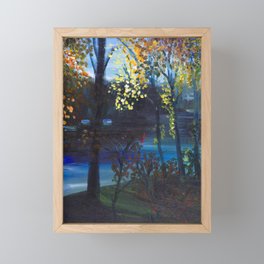 Lake Barcroft Autumn Framed Mini Art Print