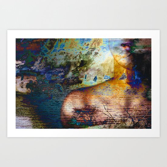 Elephants Art Print