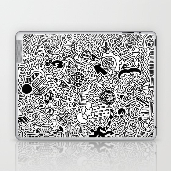 Doodles are a Waste of Time Laptop & iPad Skin
