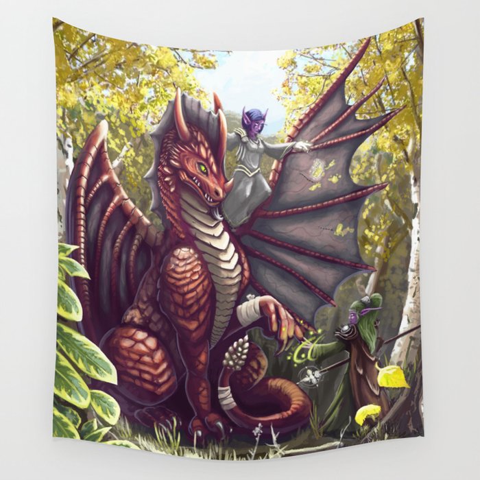 Dragon tapestries sales