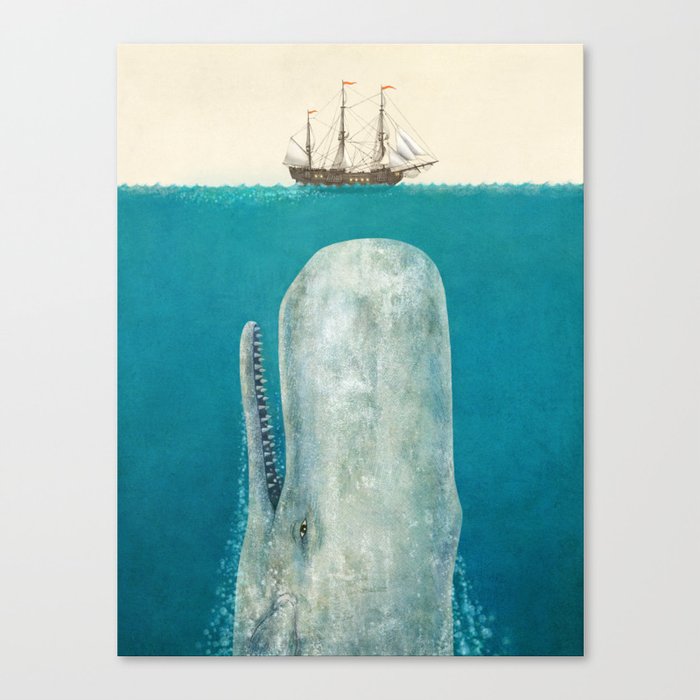The Whale - option Canvas Print