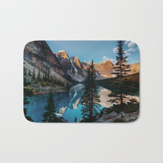 Moraine Lake Canada Bath Mat