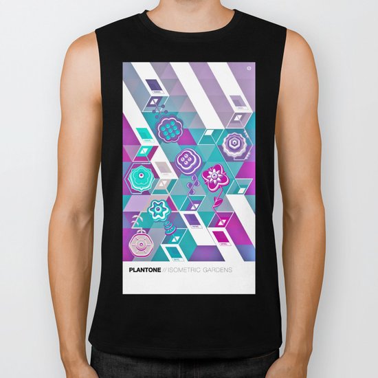 PLANTONE // Isometric Gardens Biker Tank