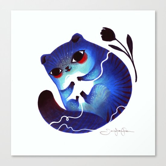The Power of the Yarn Ball Canvas Print