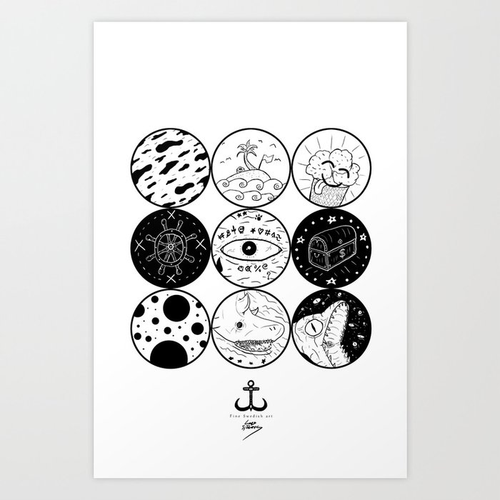 Circles Art Print
