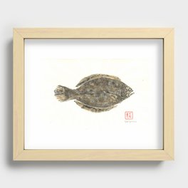 Southern Flounder - Color Recessed Framed Print