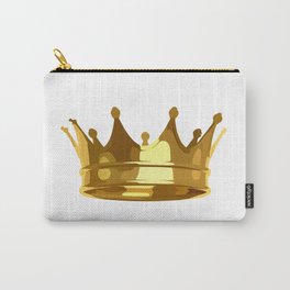 Royal Shining Golden Crown for King or Queen Carry-All Pouch | Queen, Crown, King, Golden, Prince, Graphicdesign, Bachelor, Jewelry, Princess, Wedding 