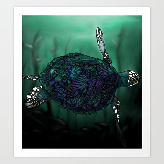 Sea Turtle Art Print