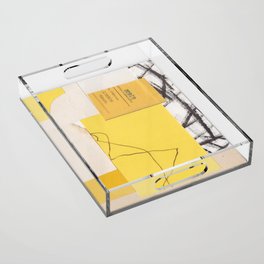 One Color Collection / Goldenrod Acrylic Tray