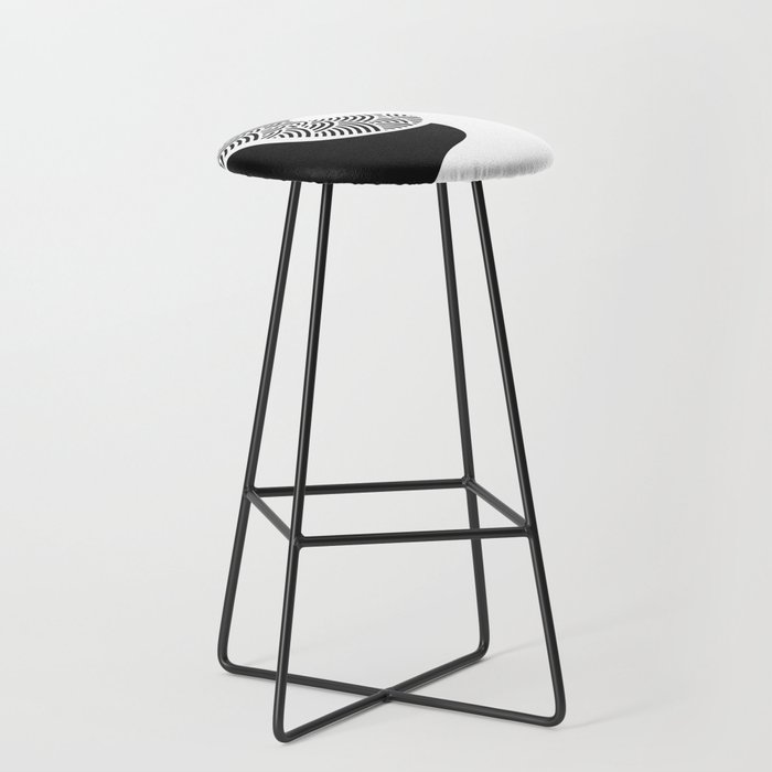 Abstract arch pattern 8 Bar Stool