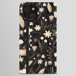 Field With Wild Chamomile Flowers iPhone Wallet Case