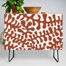 Henri Matisse cut outs seaweed plants pattern 5 Credenza
