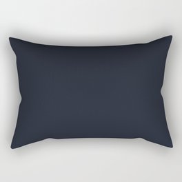 Black Leather Rectangular Pillow
