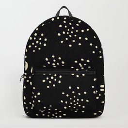 BLACK DALMATIAN Backpack | Whitedots, Vector, Blackdalmatian, Dots, Graphicdesign, Blackandwhite, Digital 