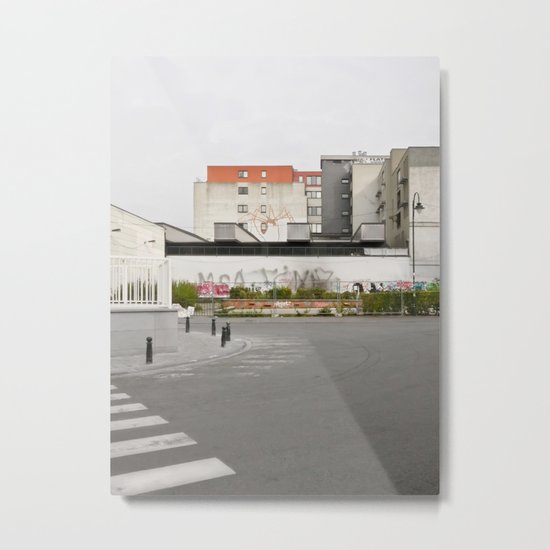 City Street Metal Print