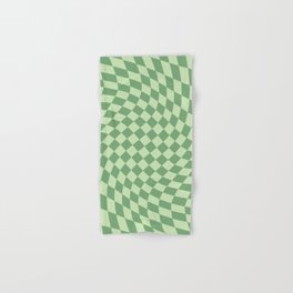 Forest Green Check Hand & Bath Towel