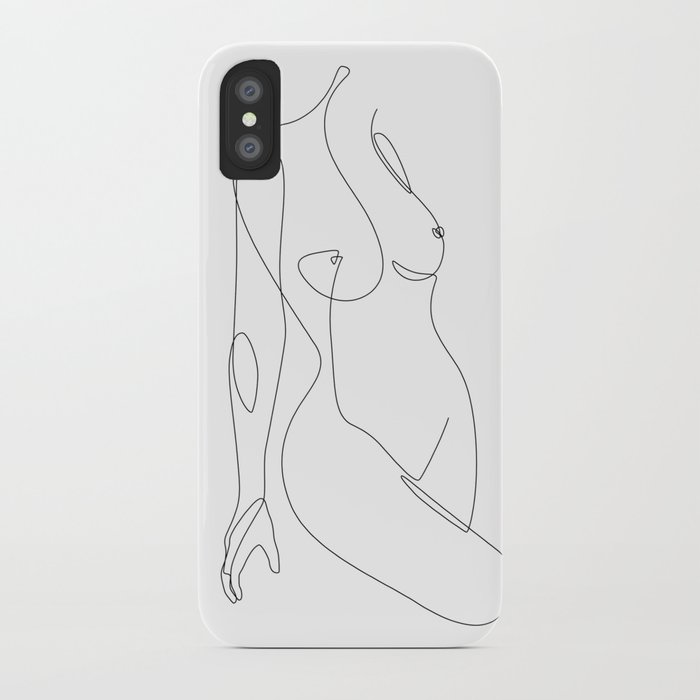 Single Nude iPhone Case