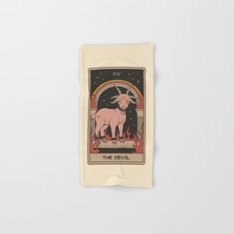 The Devil - Goat Tarot Hand & Bath Towel