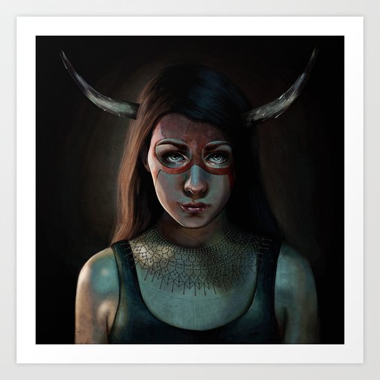 Horns Art Print