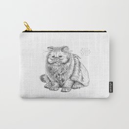 Yes it is a real cat! Carry-All Pouch