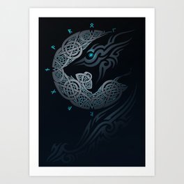 RAGNAROK MOON Art Print