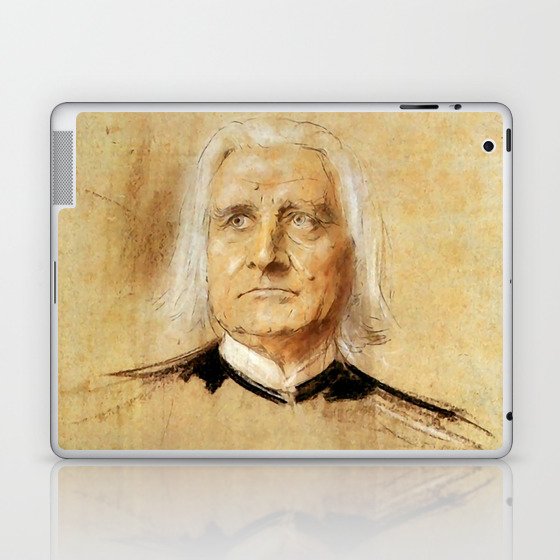 Franz Liszt (1811-1886). Painting by Franz Von Lenbach Laptop & iPad Skin