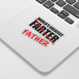 World's Greatest Farter Funny Father's Day Sticker
