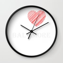 Baltimore Classical. I love my favorite city. Wall Clock