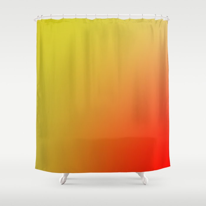 66 Rainbow Gradient Colour Palette 220506 Aura Ombre Valourine Digital Minimalist Art Shower Curtain