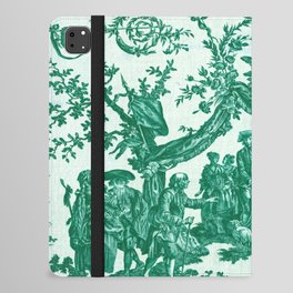 Woman Being Crowned with a Circlet of Roses 2 iPad Folio Case