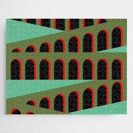 Bauhaus Arch Minimalist Jigsaw Puzzle