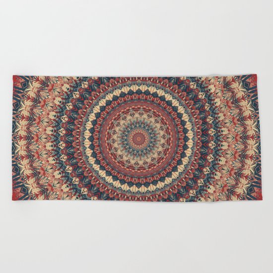 Mandala 595 Beach Towel