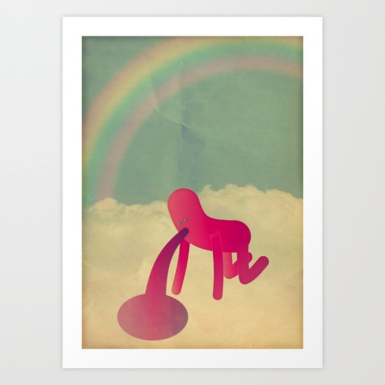 t o o m a n y c o c k t a i l s Art Print