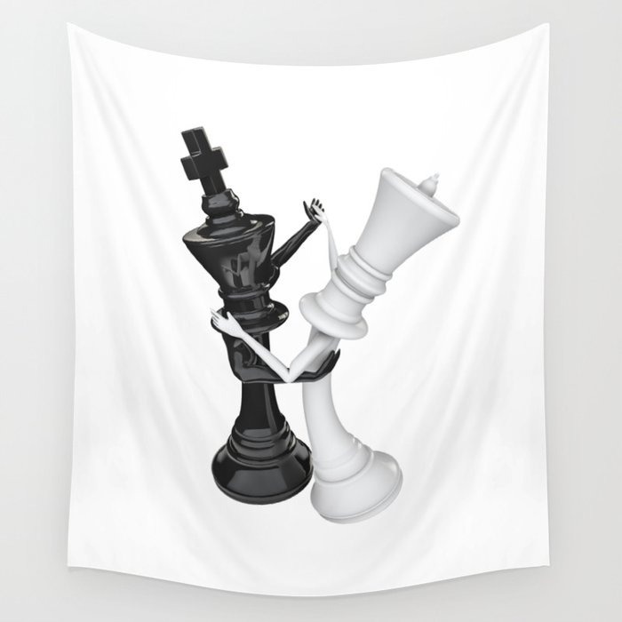 Chess dancers Wall Tapestry
