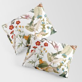 Floral and Birds XXXII Pillow Sham