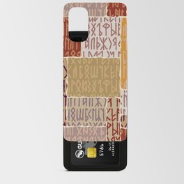 Viking runes pattern Android Card Case