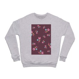 Floral Texture Background Crewneck Sweatshirt