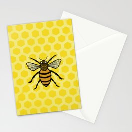 honey bee Stationery Cards
