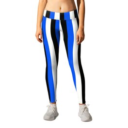 Team Colors 4... blue, black Leggings | Blue, Digital, Pattern, Beckybetancourt, Black And White, Graphicdesign, Teamcolors 