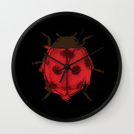 Ladybug Wall Clock
