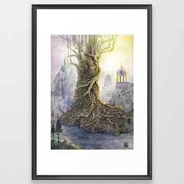 Le vieil arbre - The old tree Framed Art Print