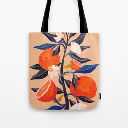 Orange Tree, Botanical Painting Tote Bag