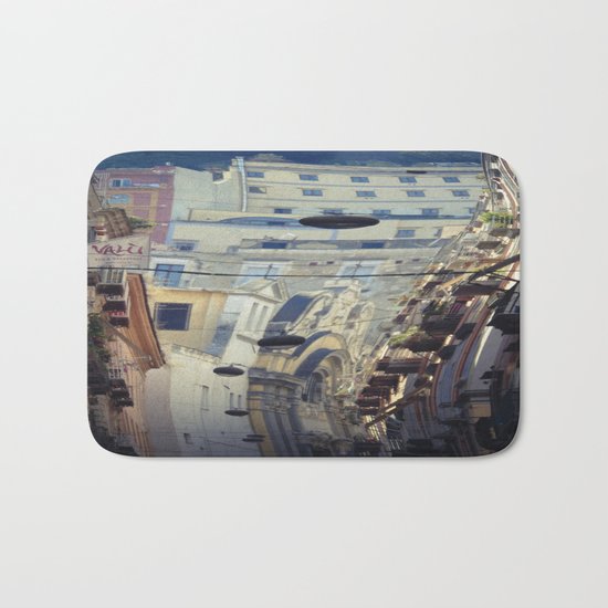 Napoli street Bath Mat