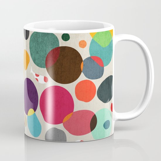 Lotus in koi pond Coffee Mug