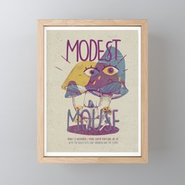 Modest Mouse gig poster. Art Print. Music Poster Art Print Framed Mini Art Print