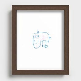 Unicorn Recessed Framed Print
