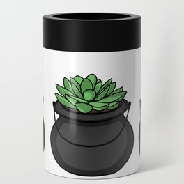 Succulents in Cauldron Pots Can Cooler
