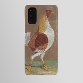 Fighting Cocks, a Pale-Breasted Fighting Cock, Facing Right  Android Case
