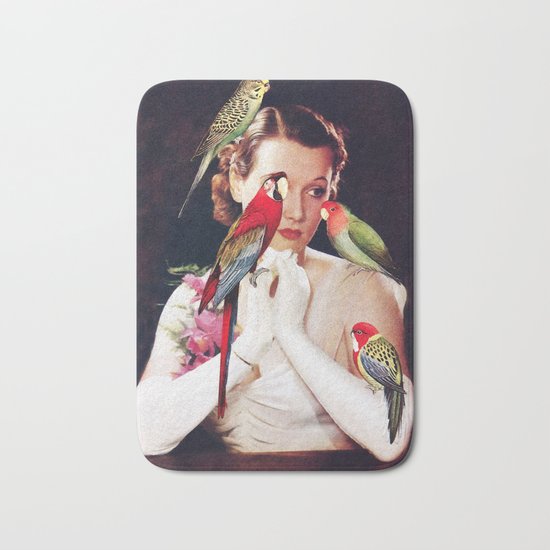 Bird Lady Bath Mat